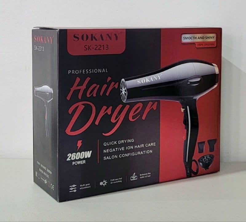 SECADORA DE CABELLO SOKANY SK-2213