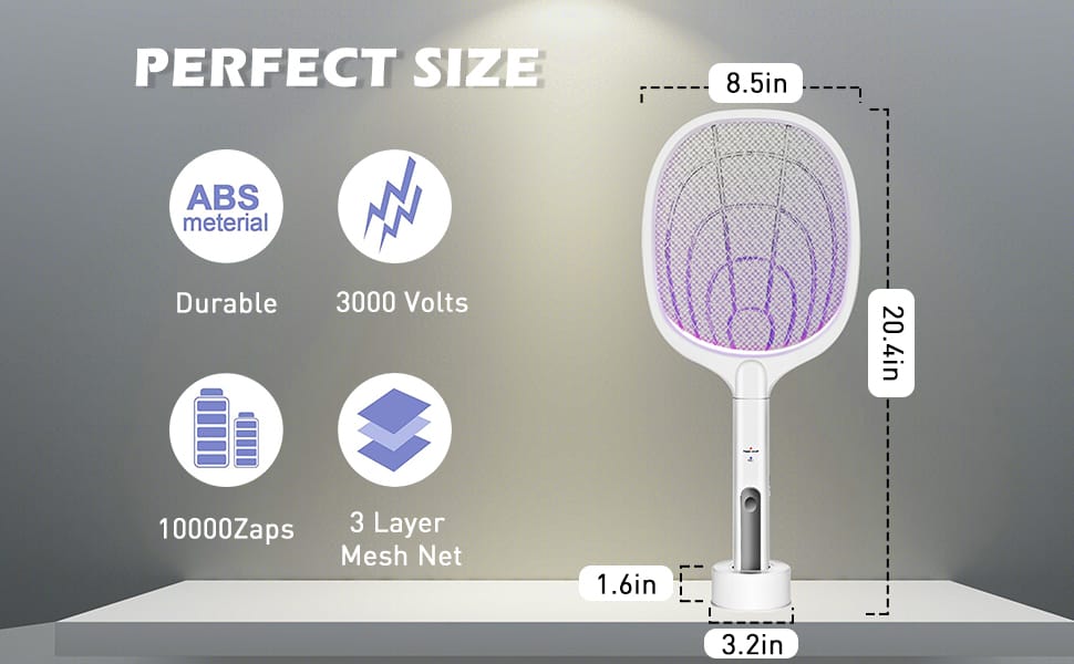 RAQUETA MATA MOSQUITOS S-868
